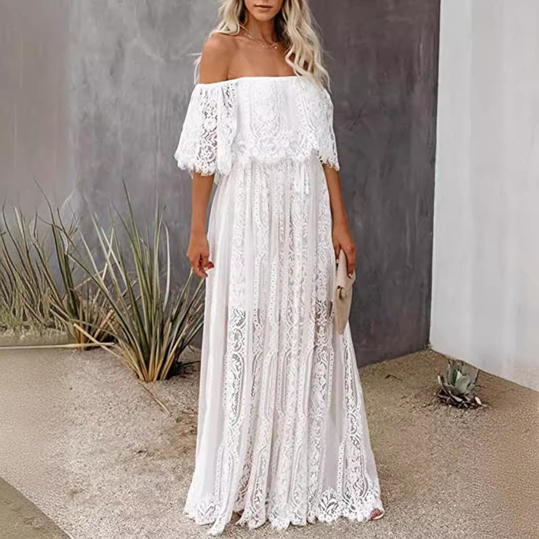 Bohemian Style Lace Long Dress Women