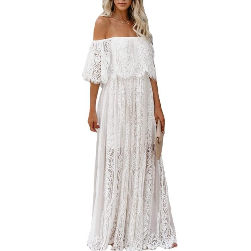 Bohemian Style Lace Long Dress Women