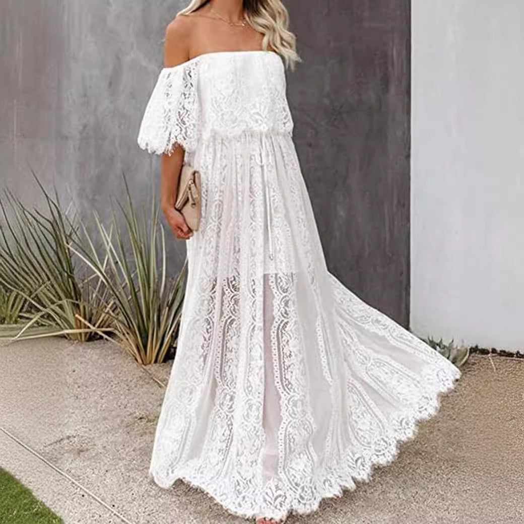 Bohemian Style Lace Long Dress Women
